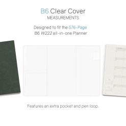 Wonderland222 Clear Cover for Notebook / Planner - 576 pages