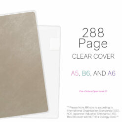 Wonderland222 Clear Cover for Notebook / Planner V.3 - 288 pages