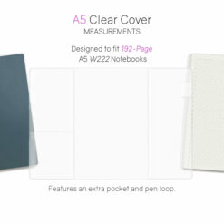 Wonderland222 Clear Cover for Notebook / Planner V.3 - 192 pages
