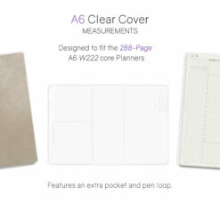 Wonderland222 Clear Cover for Notebook / Planner V.3 - 288 pages