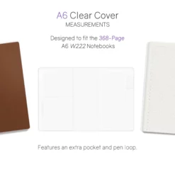 Wonderland222 Clear Cover for Notebook / Planner V.3 - 368 pages