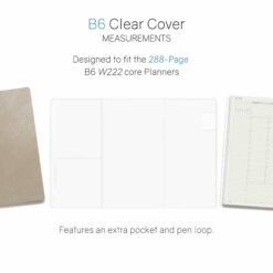 Wonderland222 Clear Cover for Notebook / Planner V.3 - 288 pages