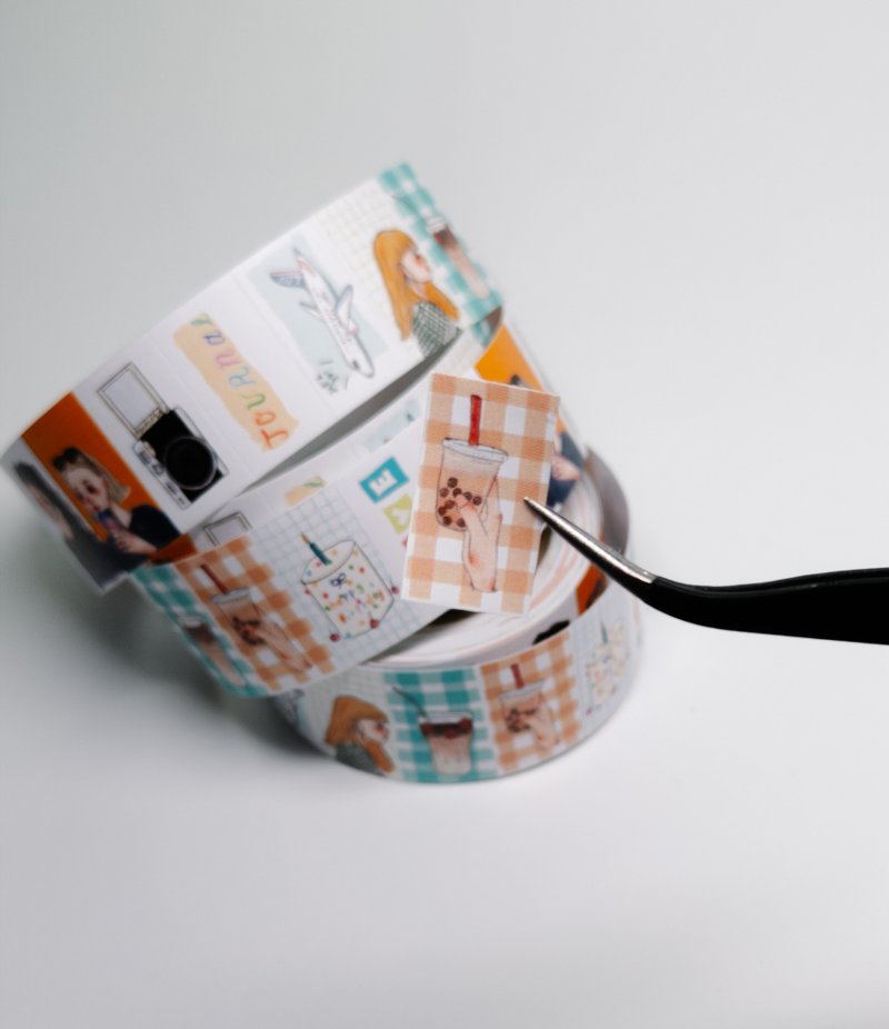 La Dolce Vita Label Sticker Roll - Set Off On A Journey - Image 2