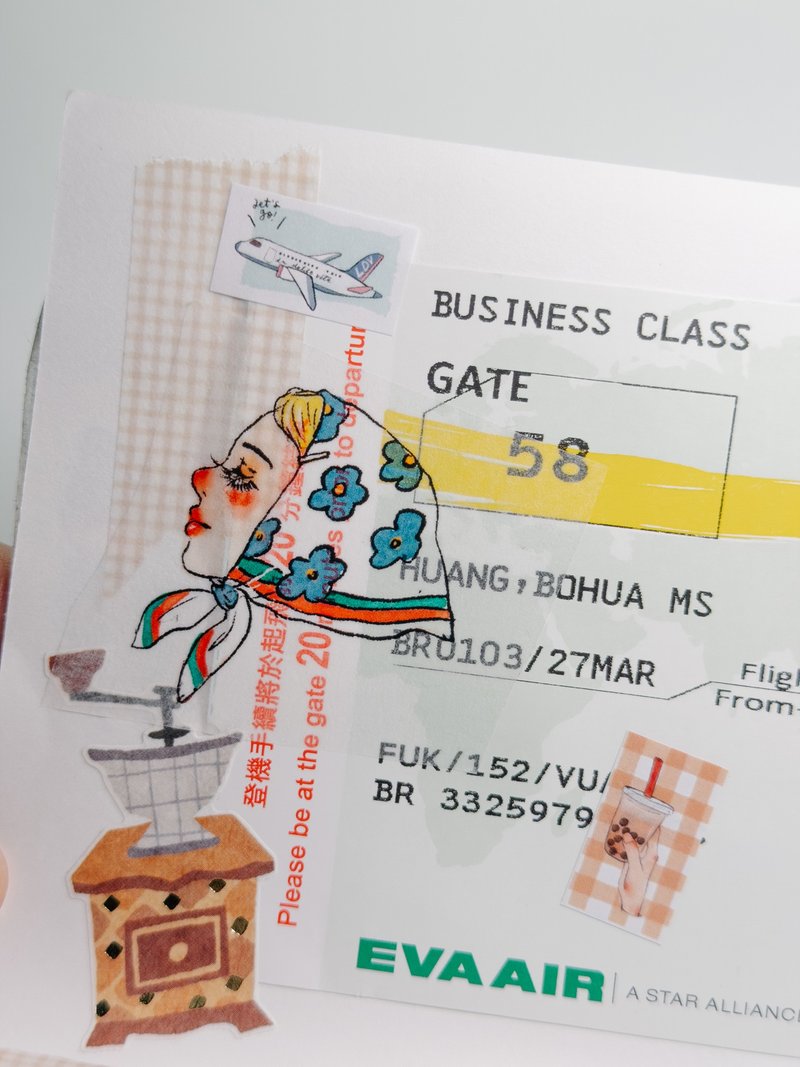 La Dolce Vita Label Sticker Roll - Set Off On A Journey - Image 4