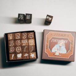 La Dolce Vita Wooden Stamp Set - Numbers (16 Pieces) - Image 2