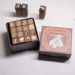 La Dolce Vita Wooden Stamp Set - Numbers (16 Pieces)