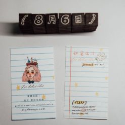 La Dolce Vita Wooden Stamp Set - Numbers (16 Pieces) - Image 6