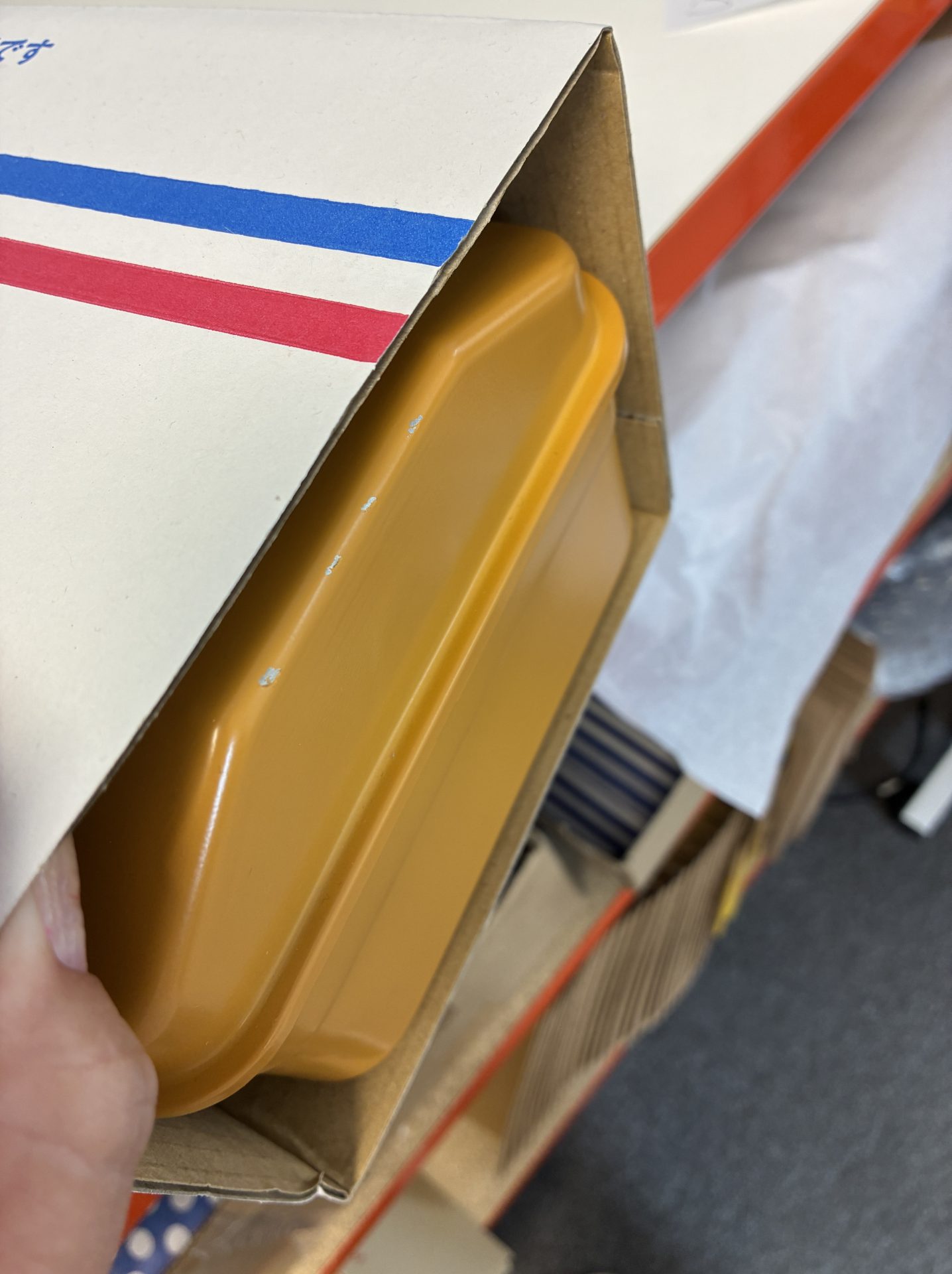 Toyo Steel Camber-top Toolbox Y-350 Mustard - Image 7