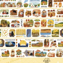 Xiami Studio Kiss-Cut PET Tape - Autumn Collage