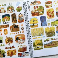 Xiami Studio Kiss-Cut PET Tape - Autumn Collage