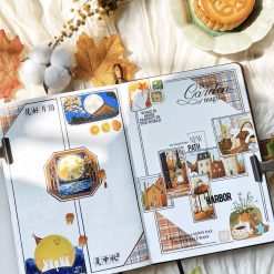 Xiami Studio Kiss-Cut PET Tape - Autumn Collage