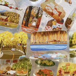 Xiami Studio Kiss-Cut PET Tape - Autumn Collage