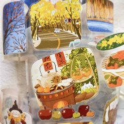 Xiami Studio Kiss-Cut PET Tape - Autumn Collage