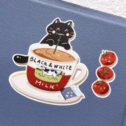 Xiami Studio Cat and Food Stickers