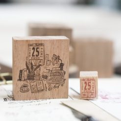 Black Milk Project Pages in December Rubber Stamps