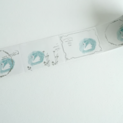 Yohaku RH-001 Foil Stamped Roll Sticky Notes - Swan