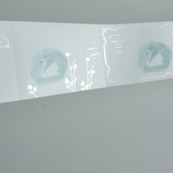 Yohaku RH-001 Foil Stamped Roll Sticky Notes - Swan