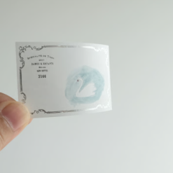 Yohaku RH-001 Foil Stamped Roll Sticky Notes - Swan