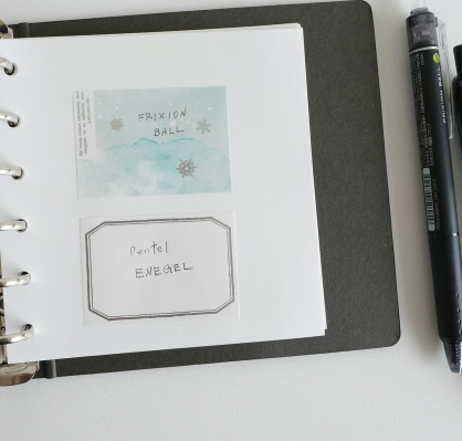 Yohaku RH-001 Foil Stamped Roll Sticky Notes - Swan