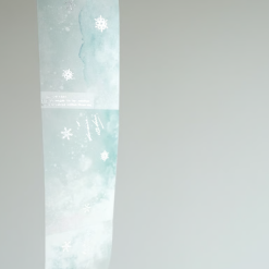 Yohaku RH-002 Foil Stamped Roll Sticky Notes - Yukinohana