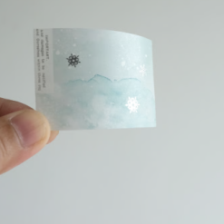 Yohaku RH-002 Foil Stamped Roll Sticky Notes - Yukinohana
