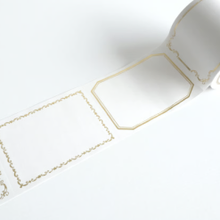 Yohaku RH-005 Foil Stamped Roll Sticky Notes - Gold Label
