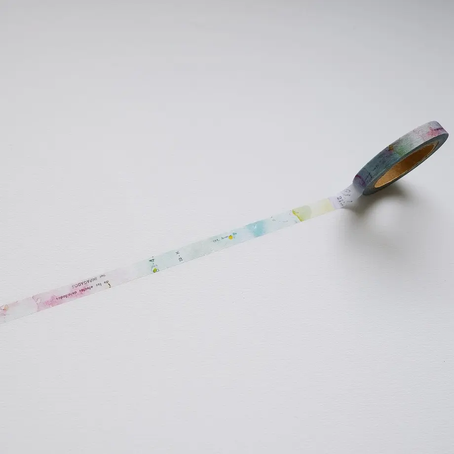 Yohaku Slim Washi Tape L014 - Planetarium