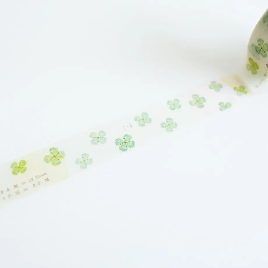 Yohaku Washi Tape 132 - White Clover