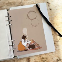 Miso Paper A5 Ring Binder Dashboard With Elastic - Cosy Time - Image 3