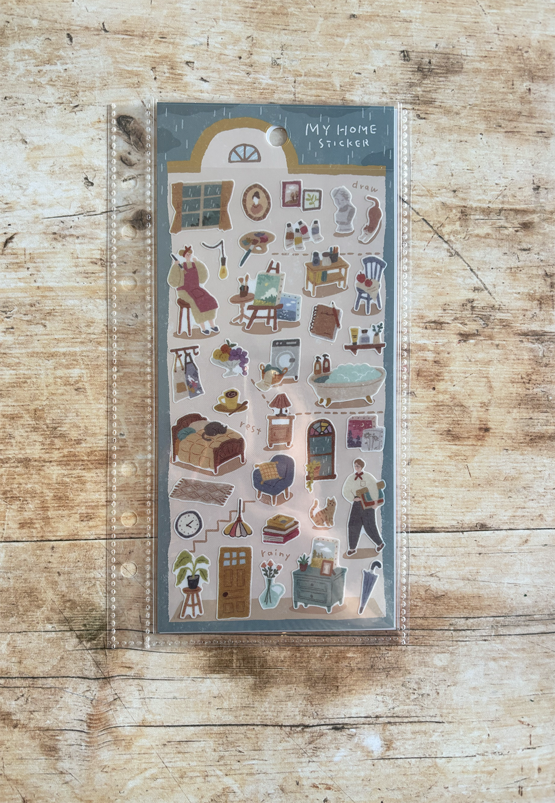 Miso Paper A5 Slim Ring Binder Inserts - One Pocket (5 pcs) - Image 3