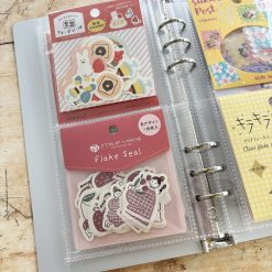 Miso Paper A5 Slim Aluminium Ring Binder - Sticker and Tape Storage
