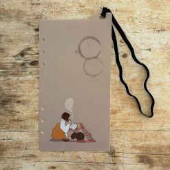 Miso Paper A5 Slim Ring Binder Dashboard With Elastic - Cosy Time