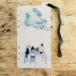 Miso Paper A5 Slim Ring Binder Dashboard With Elastic - At My Desk