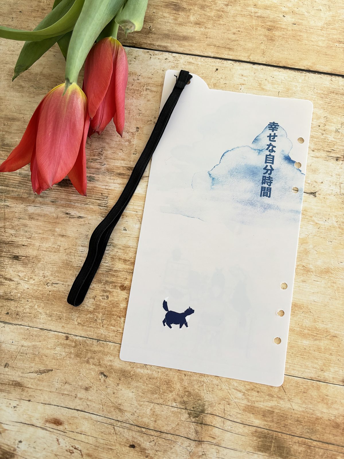 Miso Paper A5 Slim Ring Binder Dashboard With Elastic - At My Desk - Image 3