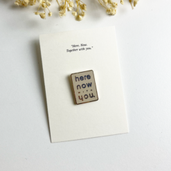 Baum-kuchen Enamel Pin - Here Now With You - Image 4