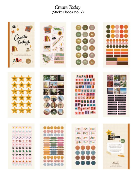 Abbey Sy Sticker Books - Adventure Today / Create Today - Image 8