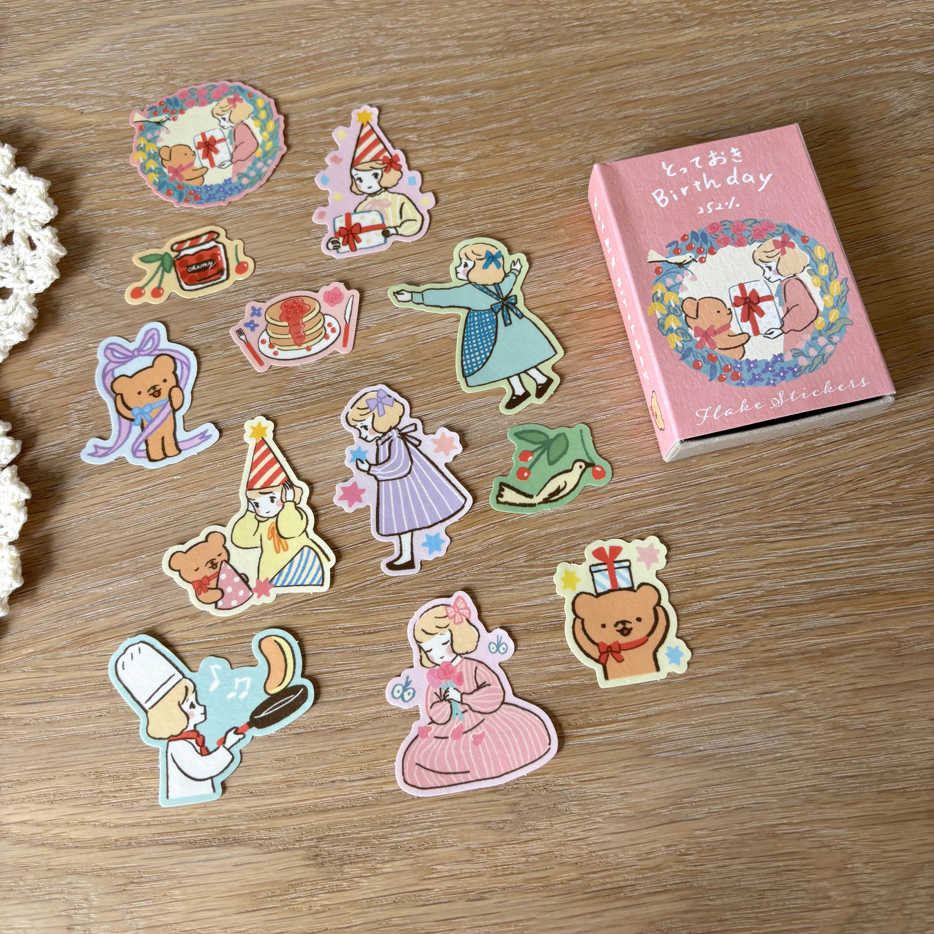 Active Corporation Matchbox Flake Stickers – Tokiki’s Birthday