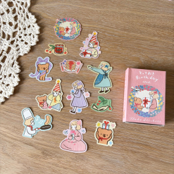 Active Corporation Matchbox Flake Stickers – Tokiki’s Birthday — gallery
