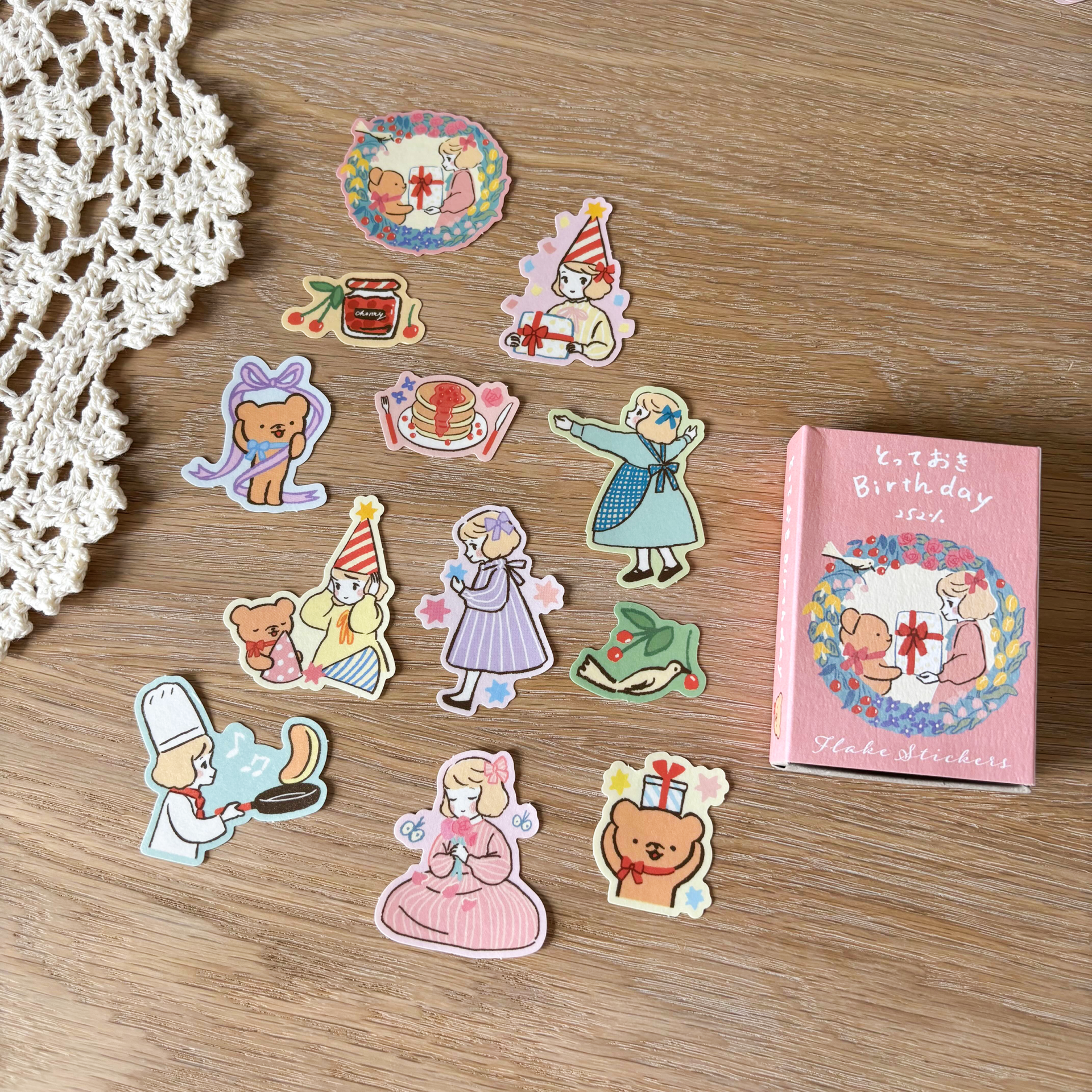 Active Corporation Matchbox Flake Stickers – Tokiki’s Birthday — gallery
