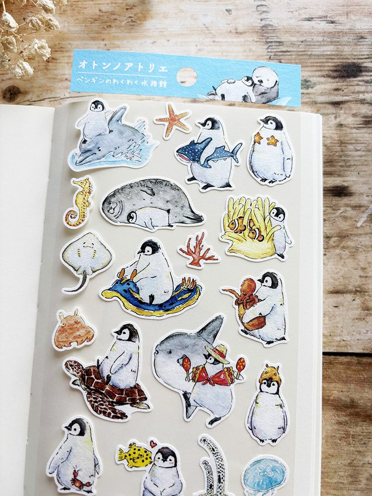 Active Corporation x Atelier Oton Stickers – Aquarium — gallery