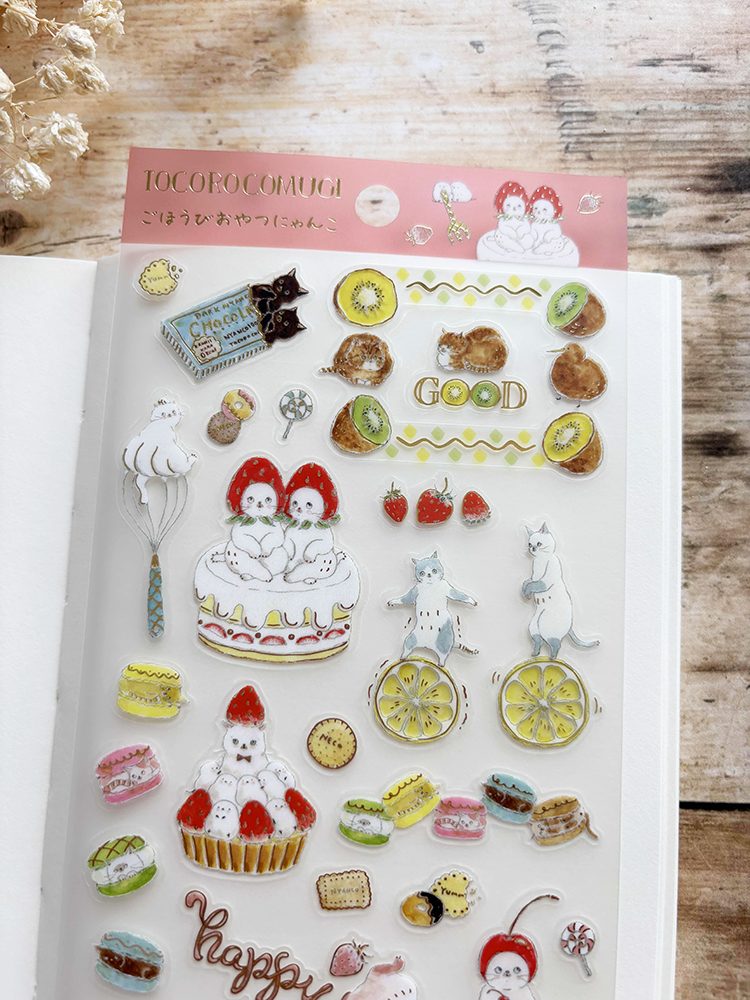 Active Corporation x Tocoro Comugi Stickers – Desserts Kitty — gallery