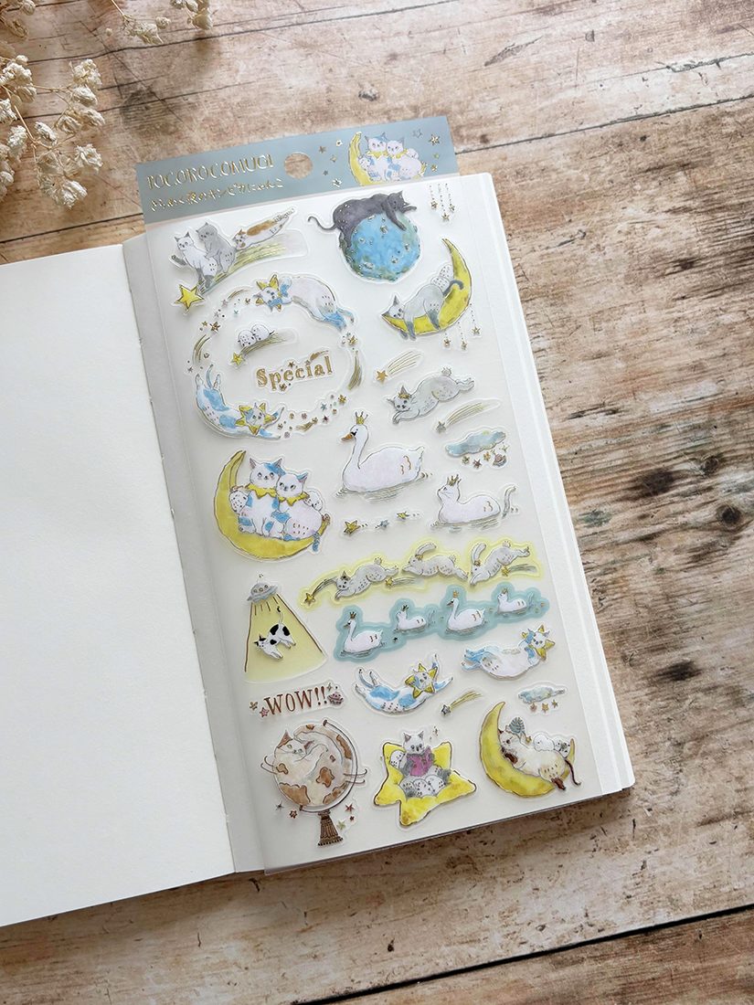 Active Corporation x Tocoro Comugi Stickers – Sparkling Nighttime — gallery