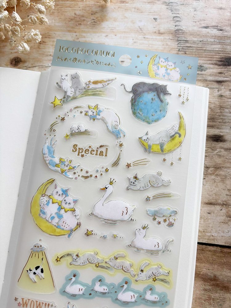 Active Corporation x Tocoro Comugi Stickers – Sparkling Nighttime — gallery