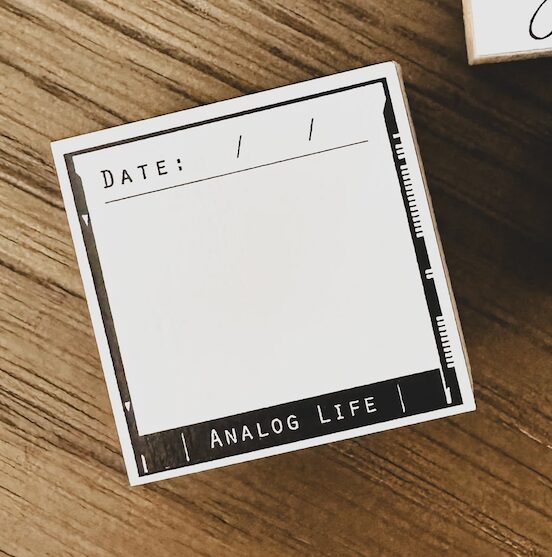 Blinks of Life Rubber Stamp - Analog Life Frame & Quotes - Image 4