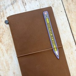 Baum-kuchen Pencil Patch - Love for Analogue Citron Color on Camel Traveler's Notebook