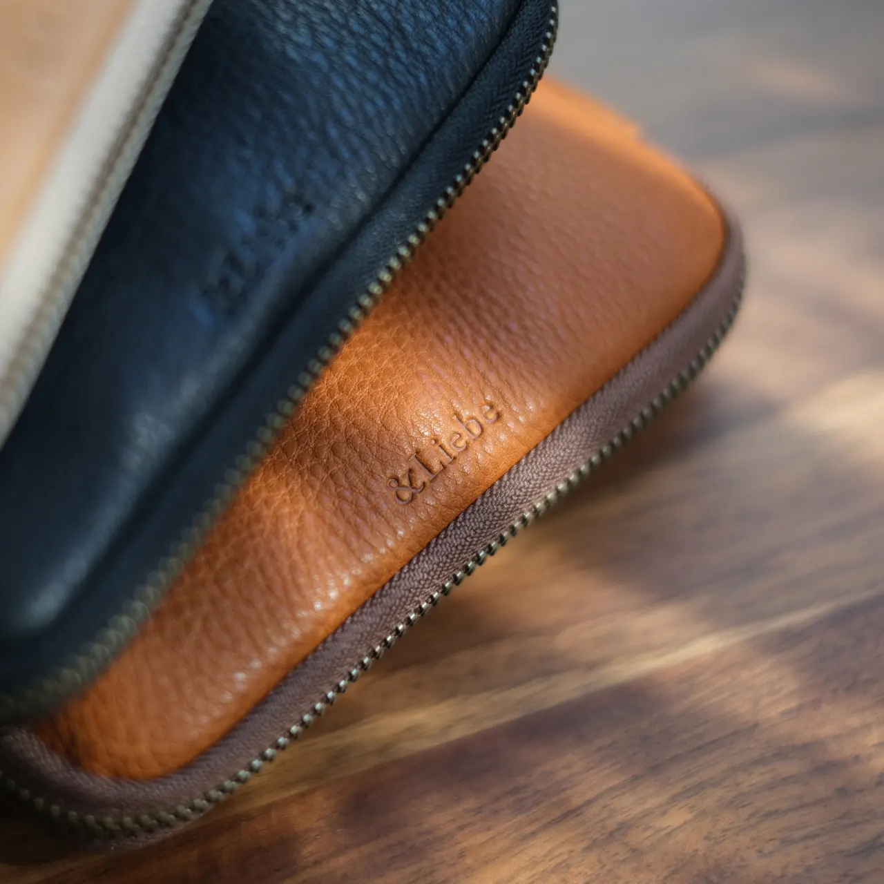 &Liebe Leather Stationery Pouch