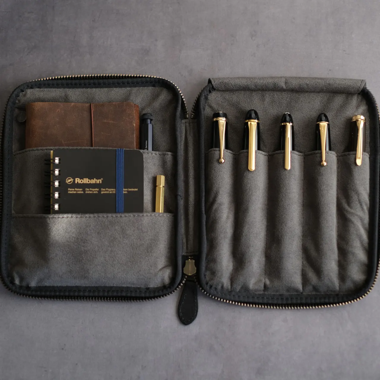 &Liebe Leather Stationery Pouch