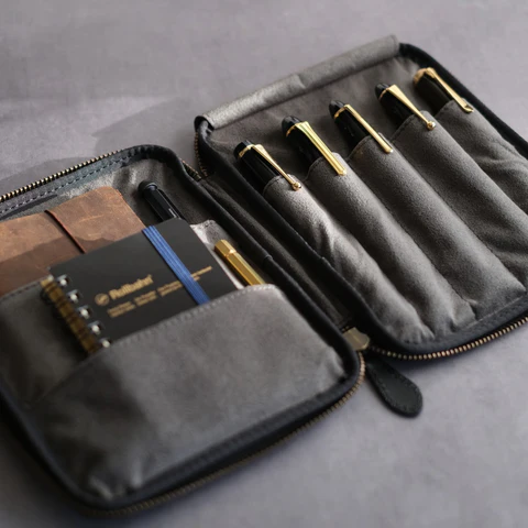 &Liebe Leather Stationery Pouch