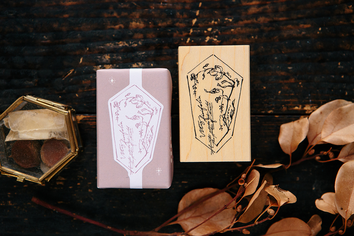OURS Studio Wild Grape Rubber Stamp
