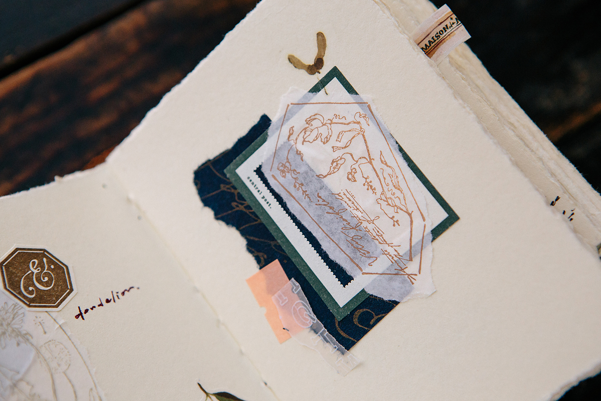 OURS Studio Wild Grape Rubber Stamp